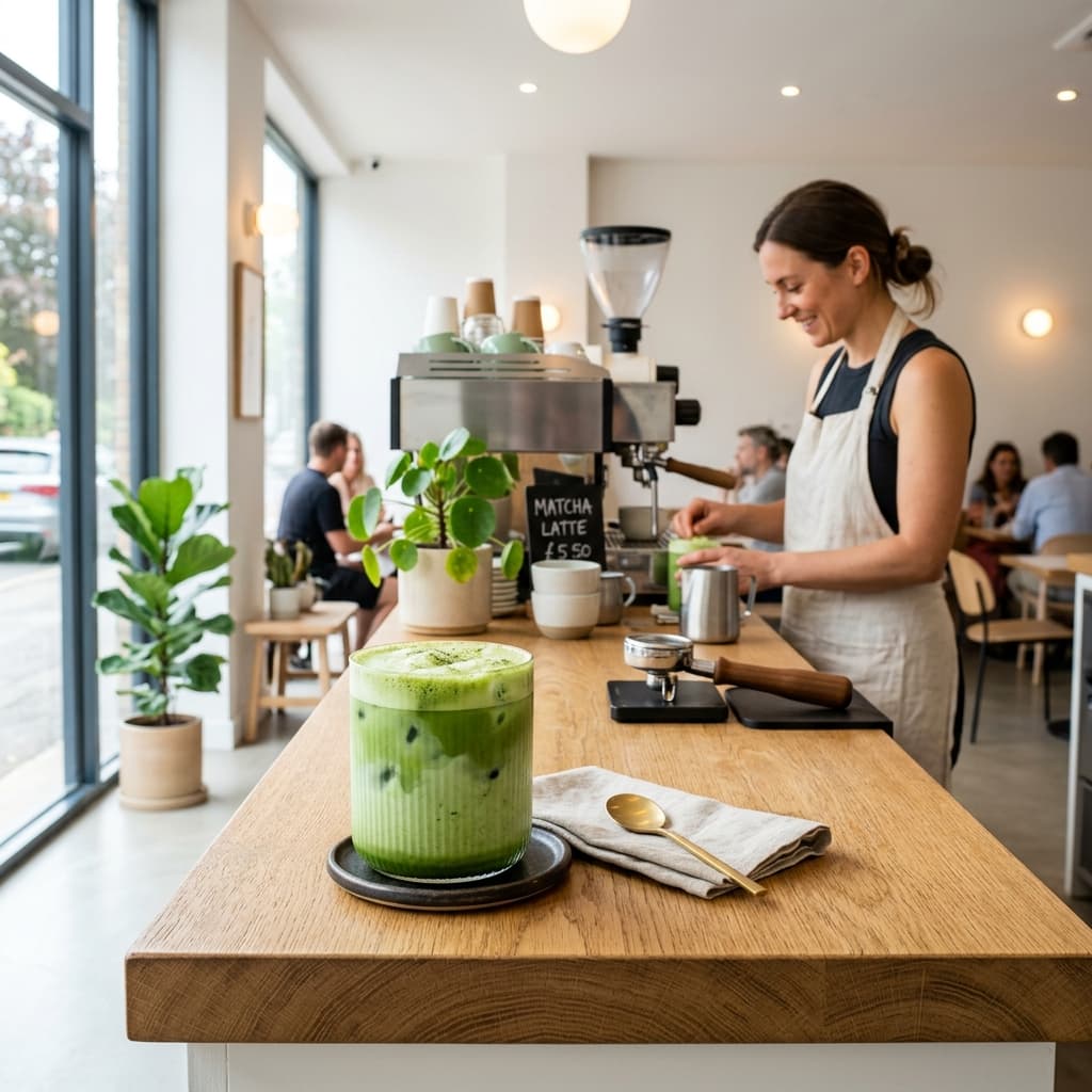 Kafeler & Restoranlar için matcha konsantresi kullanım senaryosu